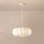 Imagine Lampa suspendată Tyvek-Metal cu un singur bec 1xE27 max 15W Ø400x165mm alb Arte Illumina Pompia