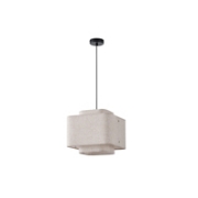 Imagine Lumină suspendată din material, un singur corp 1xE27 max 15W Ø320x1090mm crem Arte Illumina MUSA