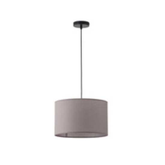 Imagine Lampa suspendată din material, unică, 1xE27, max 15W, Ø380x1500mm, gri, Arte Illumina Soho