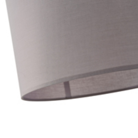 Imagine Lampa suspendată din material, unică, 1xE27, max 15W, Ø380x1500mm, gri, Arte Illumina Soho
