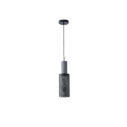 Imagine Lumină suspendată din beton-metal 1xE27 Max 15W Ø100x1840mm Negru Arte Illumina Scouro