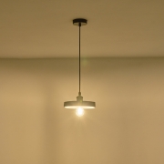 Imagine Lumină suspendată din beton-metal cu un singur corp 1X27 Max 15W 210X1575mm gri Arte Illumina Yeso