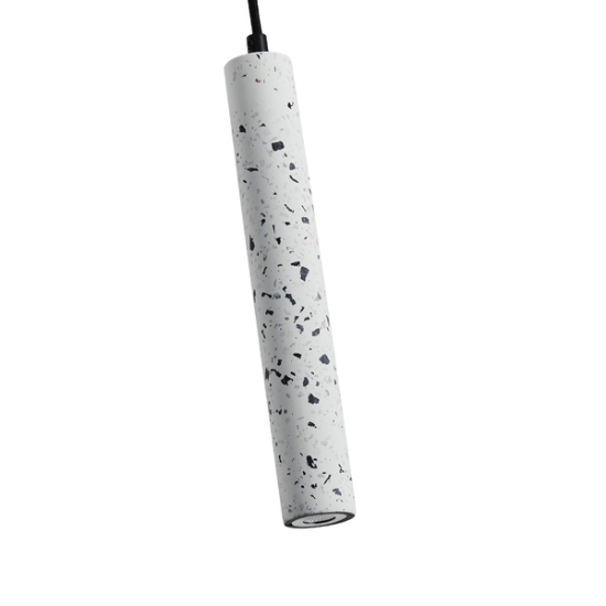 Imagine Lampa suspendată din beton cu LED 3W 280Lm 3000K Ø45X1800mm alb Arte Illumina Salpico