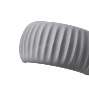Imagine Aplica de perete din beton LED 5W 450Lm 3000K 270X130X140mm gri Arte Illumina Calco