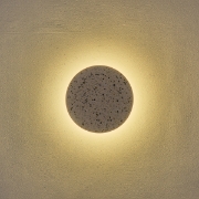 Imagine Aplica de perete din beton-metal LED 5W 600Lm 3000K Ø240mm alb Arte Illumina Salpico