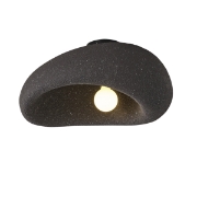 Imagine Lumină de plafon din plastic întărit cu fibră de sticlă 1XE27 max 15W Ø50cm negru Arte Illumina Teral