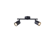 Imagine Spot metal 2light 2xgu10 max 7w 300x130mm negru arte illumina olymp