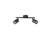Imagine Spot metal 2light 2xgu10 max 7w 300x130mm negru arte illumina olymp
