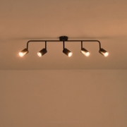 Imagine Spot Metal 5light 5xgu10 Max 7W 800x230mm Negru Arte Illumina Olymp