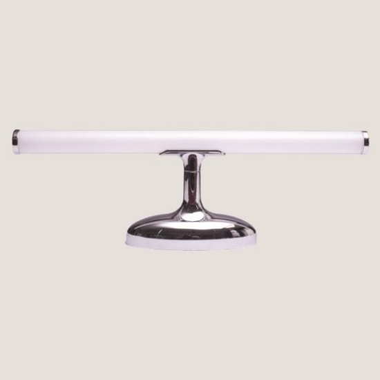 Imagine Candelabru Baie Plastic LED 6W 480Lm 4000K 400X130X60mm Argintiu Arte Illumina Nero