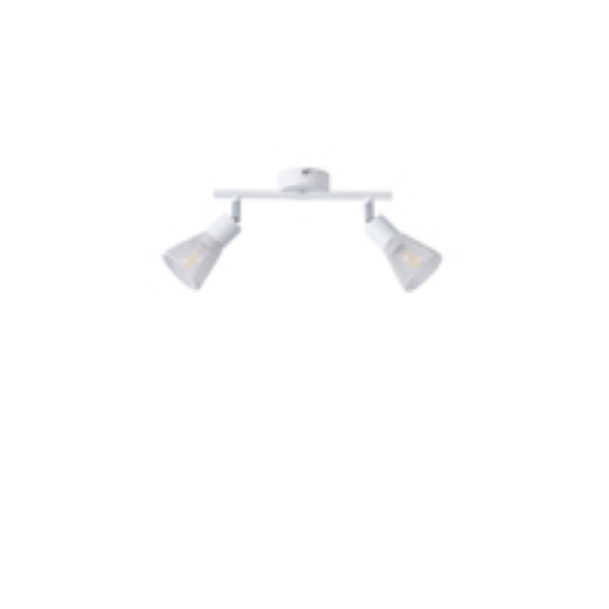 Imagine Spot cu plasă metalică 2 lumini 2XE14 max 8W 255X80X145mm alb Arte Illumina Meshy