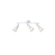 Imagine Spot cu rețea metalică 3 lumini 3XE14 max 8W 390X80X145mm alb Arte Illumina Meshy