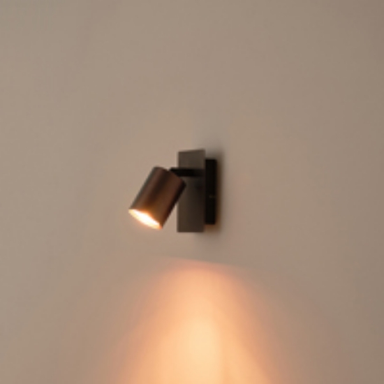 Imagine Spot Aluminiu 1XGU10 Max 7W 120X120mm Gri Arte Illumina Luxy
