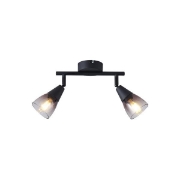 Imagine Spot Metal Glass 2Light 2XE14 Max 8W 220X80X165mm Transparent Arte Illumina Classy