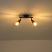 Imagine Spot Metal Glass 2Light 2XE14 Max 8W 220X80X165mm Transparent Arte Illumina Classy