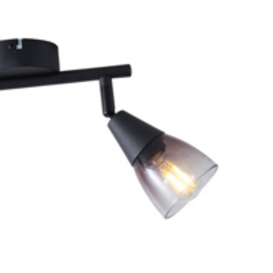 Imagine Spot Metal Glass 2Light 2XE14 Max 8W 220X80X165mm Transparent Arte Illumina Classy