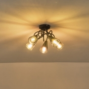 Imagine Spot metal glass 5light 5xe14 max 8w 380x185mm transparent Arte Illumina Classy