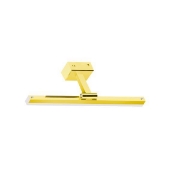 Imagine Pendul baie metal-aluminiu-acril LED 14W 1260Lm 3CCT (3000-4000-6000K) 400X60mm (bază 80X40mm) IP44 aurie Arte Illumina Feos