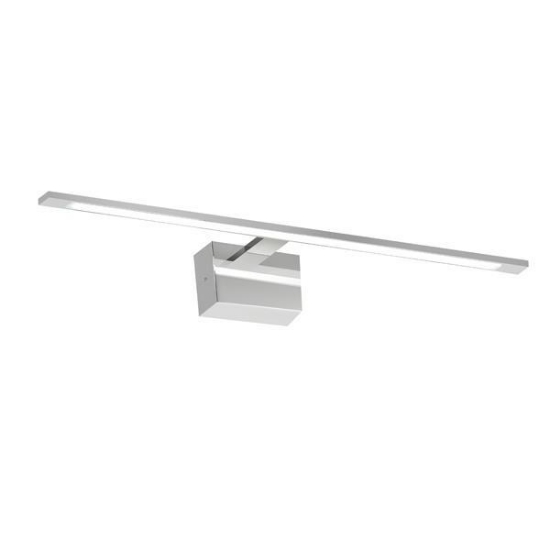 Imagine Pendul pentru baie metal-aluminiu-acril LED 16W 1600Lm 3CCT (3000-4000-6000K) 780X42mm (bază 80X40mm) IP44 argintiu Arte Illumina Zenglow