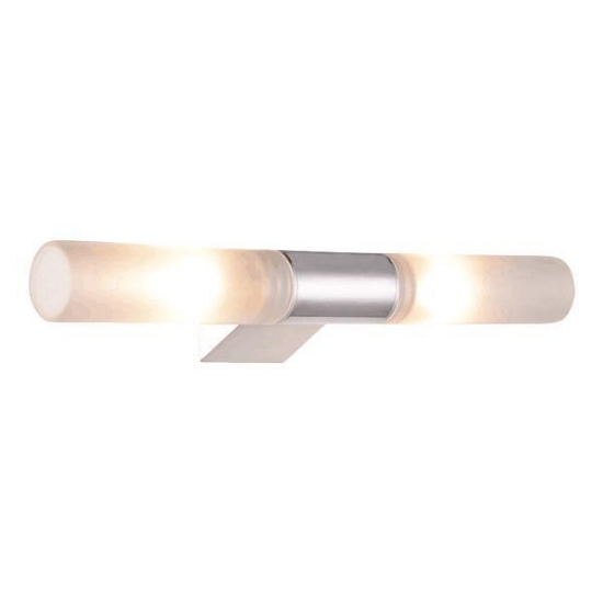 Imagine Pendul pentru baie metal-sticlă 2XG9 Max 7W 304X85X60mm IP44 Satin Arte Illumina Oceano