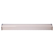 Imagine Candelabru pentru baie din aluminiu-plastic LED 10W 950Lm 4000K 605X54X65 IP44 argintiu Arte Illumina Iron