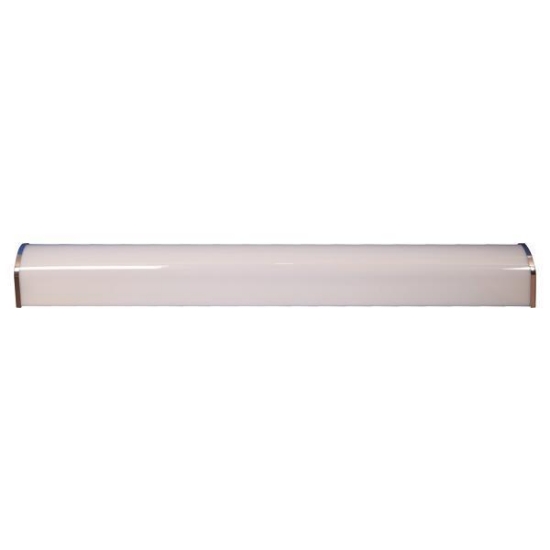 Imagine Candelabru pentru baie din aluminiu-plastic LED 10W 950Lm 4000K 605X54X65 IP44 argintiu Arte Illumina Iron