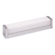 Imagine Candelabru pentru baie din aluminiu și plastic LED 8W 650Lm 4000K 350X60X75mm IP44 argintiu