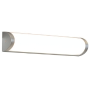 Imagine Candelabru pentru baie din aluminiu și plastic LED 8W 650Lm 4000K 350X75X66mm IP44 argintiu