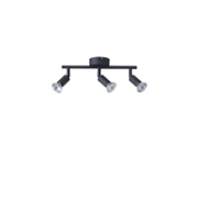 Imagine Spot metal mobil 3 lumini 3xGU10 max 7W 300x80x125mm negru Arte Illumina Vorras