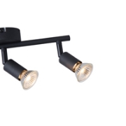 Imagine Spot metal mobil 3 lumini 3xGU10 max 7W 300x80x125mm negru Arte Illumina Vorras