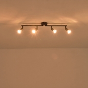 Imagine Spot mobil metal 4Light 4xGU10 Max 7W 600x80x125mm negru Arte Illumina Vorraș