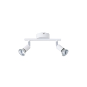 Imagine Spot mobil metal 2 lumini 2xGU10 max 7W 220x80x125mm alb Arte Illumina Vorras
