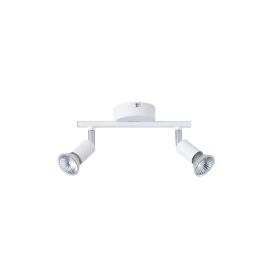 Imagine Spot mobil metal 2 lumini 2xGU10 max 7W 220x80x125mm alb Arte Illumina Vorras