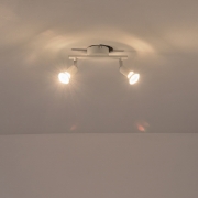 Imagine Spot mobil metal 2 lumini 2xGU10 max 7W 220x80x125mm alb Arte Illumina Vorras