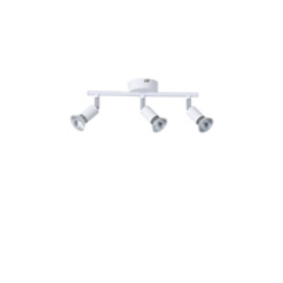 Imagine Spot mobil metal 3 lumini 2XGU10 max 7W 300X80X125mm alb Arte Illumina Vorraș