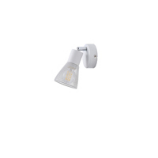Imagine Spot cu plasă metalică 1XE14 Max 8W 80X80X125mm Alb Arte Illumina Meshy