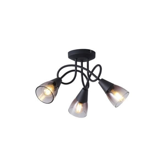 Imagine Spot Metal Glass 3light 3xe14 Max 8W 380X185mm Transparent Arte Illumina Classy