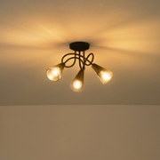 Imagine Spot Metal Glass 3light 3xe14 Max 8W 380X185mm Transparent Arte Illumina Classy