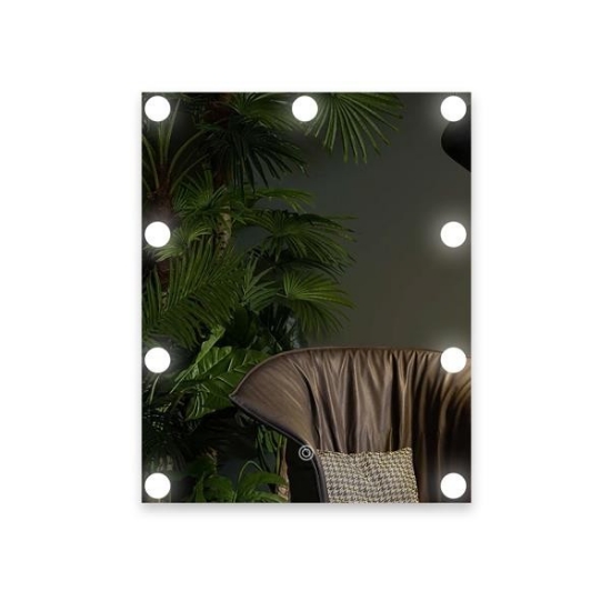 Imagine Oglindă de machiaj paralelogram 85-265V LED 9W 1000Lm 3CCT (3500-4000-5000K) 400X500mm alb Arte Illumina Loge