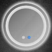 Imagine Oglindă rotundă cu iluminare LED tactilă, dimabilă, antifog 10W 800Lm 3CCT (3000-4000-6000K) Ø600mm Arte Illumina Cirea