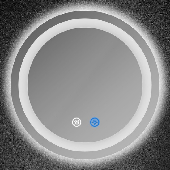 Imagine Oglindă rotundă cu LED tactil dimabil antifog 14W 1120Lm 3CCT (3000-4000-6000K) Ø800mm Arte Illumina Cyrea