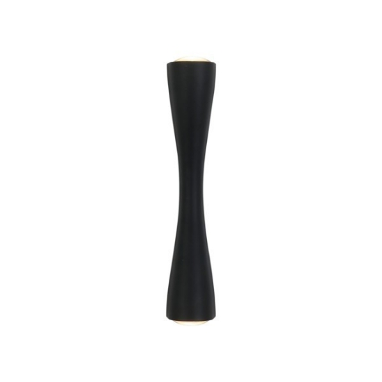 Imagine Aplica de perete din aluminiu up-down 6W 480Lm 3000K 240X60X55mm IP54 neagră Arte Illumina