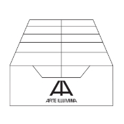 Imagine Aplica LED plastic rotund 11W Ø16 4000K alb Arte Illumina