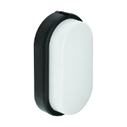 Imagine Aplica LED plastic oval 11W 990Lm 168X92X48mm 4000K neagră Arte Illumina