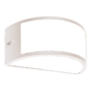 Imagine Aplica ovală E27 max 10W LED 220X121X108mm IP54 albă Arte Illumina