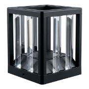 Imagine Lumină de podea/pilar din aluminiu/sticlă 12W 244Lm 3000K 150X150X160mm IP65 Negru Arte Illumina