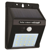 Imagine Aplica de perete cu panou solar și senzor de mișcare 0,55W 6500K Plus Arte Illumina