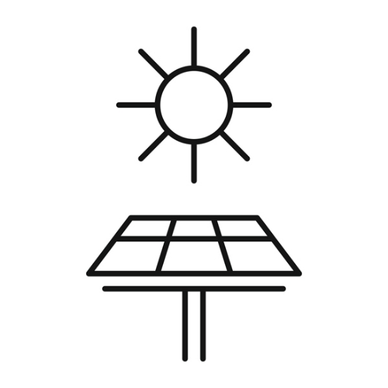 Imagine Lumină de perete cu panou solar 7W 700Lm 4000K IP54 cu senzor de mișcare Arte Illumina