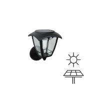 Imagine Lampa solară de perete cu senzor de mișcare 3W 400Lm 166X215X195mm 3CCT ARTE ILLUMINA