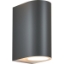Imagine Aplica de perete ovală 2xGU10 Max 5W 90x70x147mm IP54 grafit Arte Illumina